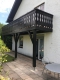 Balkon aus Holz