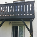 Holzbalkon
