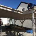Aufbau Carport