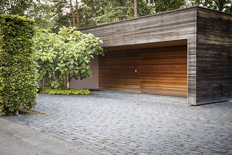 Garage aus Holz