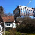 Kran für Balkonarbeiten