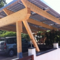 Carport mit Solar