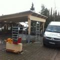 Carport mit Solar