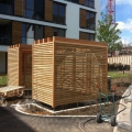 fertiges Tonnenhaus aus Holz