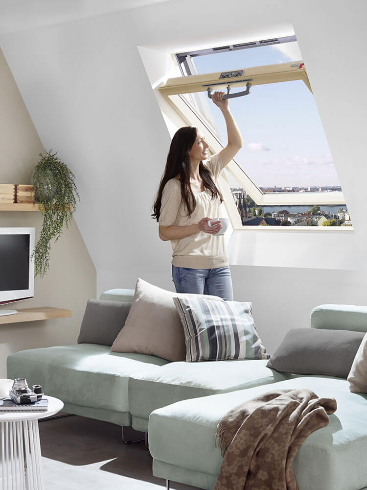 Dachfenster zum klappen Roto