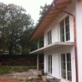 neues Haus mit Sichtdachstuhl Maising