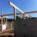 Leimbinder für Holzstadl