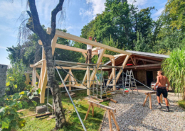 Entstehung Carport